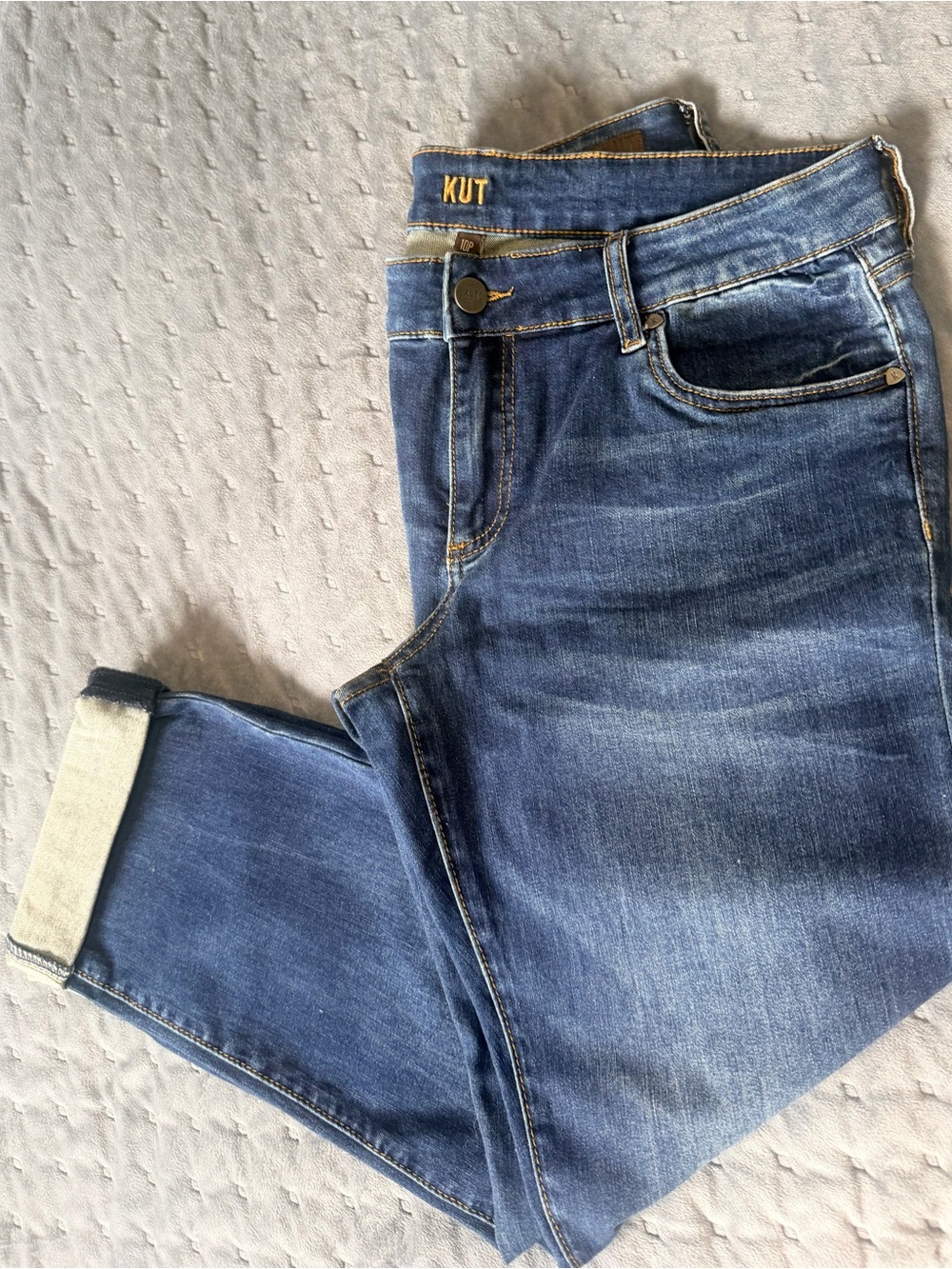 Kut from the Kloth Size 10 Straight Jeans Brand New                        #602